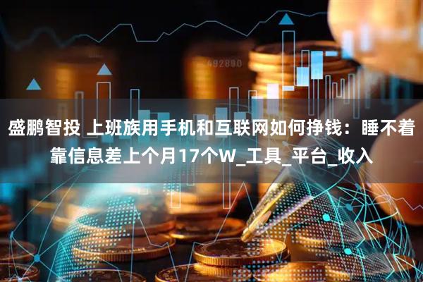 盛鹏智投 上班族用手机和互联网如何挣钱：睡不着靠信息差上个月17个W_工具_平台_收入