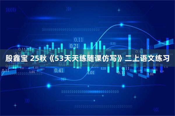股鑫宝 25秋《53天天练随课仿写》二上语文练习